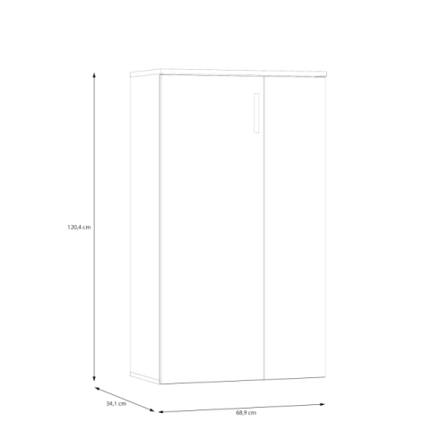 Szafka na buty Dąb Artisan/Szałwia